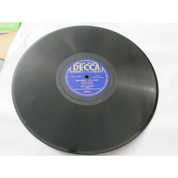 Bing Crosby Brahms Lullaby You and I Record Decca 78 RPM 14528 - Picture 2 of 4
